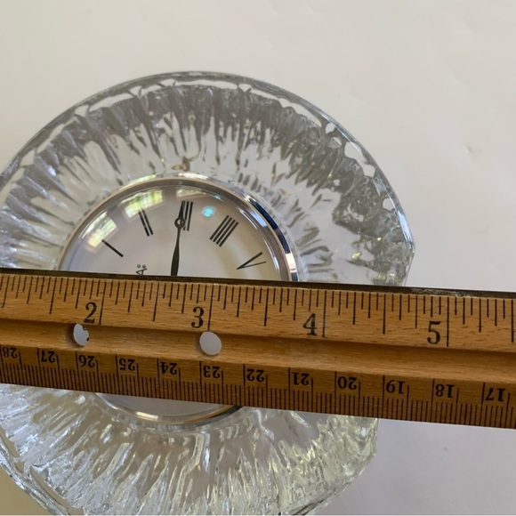 Studio Nova Quartz Clock Leaded Crystal Germany - Picture 11 of 12